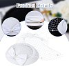 Bowknot Wool Felt Fascinators Pillbox Hat with Iron Alligator Hair Clips LS-MRMJ-WH0077-113A-5