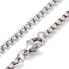 201 Stainless Steel Chain NJEW-C034-12P-5