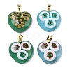 Handmade Lampwork Pendants LAMP-D006-03G-1