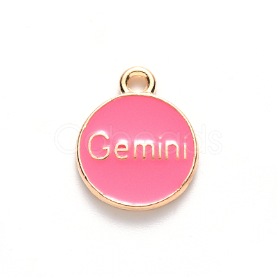 Alloy Enamel Pendants X-ENAM-S124-01A-03I-1