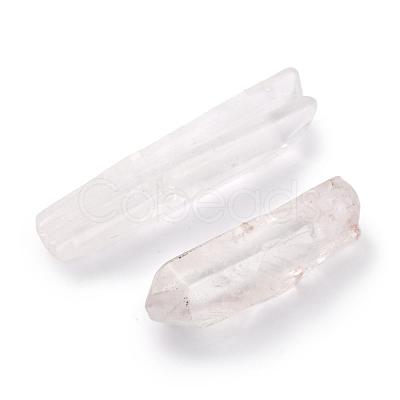 Natural Quartz Crystal Pointed Beads G-WH0007-01-1