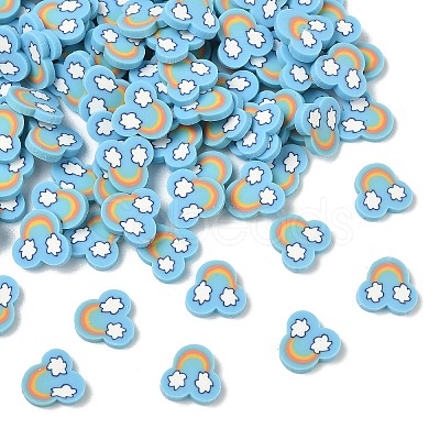 Handmade Polymer Clay Cabochons PY-CBABB49-03G-1