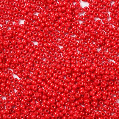 Baking Paint Glass Seed Beads SEED-H002-I-A513-1