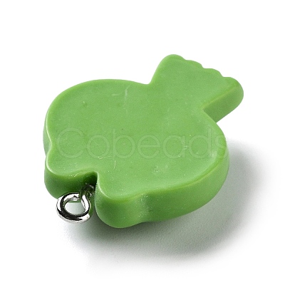 Opaque Resin Pendants RESI-A030-03-1