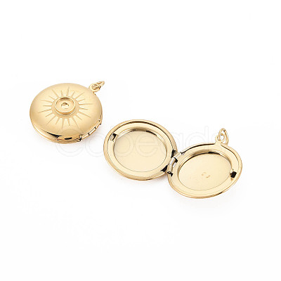 Ion Plating(IP) 304 Stainless Steel Pendant Enamel Settings X-STAS-N097-140-1