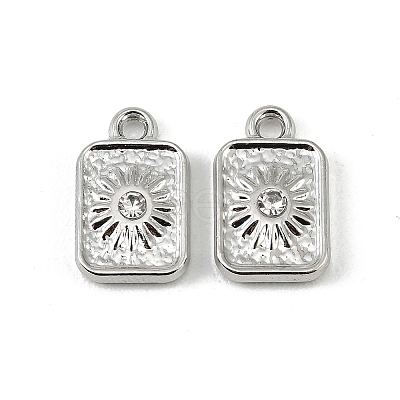 Alloy Rhinestone Pendants FIND-H024-13P-1