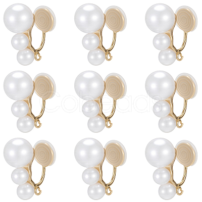 10Pcs Brass Ear Cuff Findings KK-BBC0022-46-1
