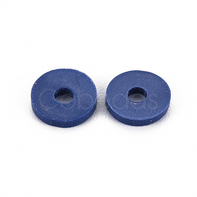 Handmade Polymer Clay Beads Strands CLAY-R089-8mm-T028-1