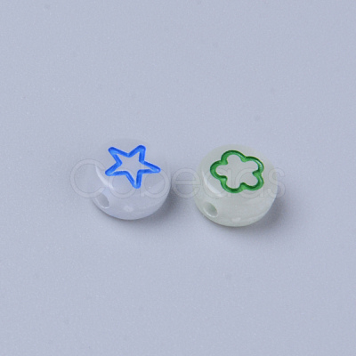 Luminous Acrylic Beads MACR-S273-48-1