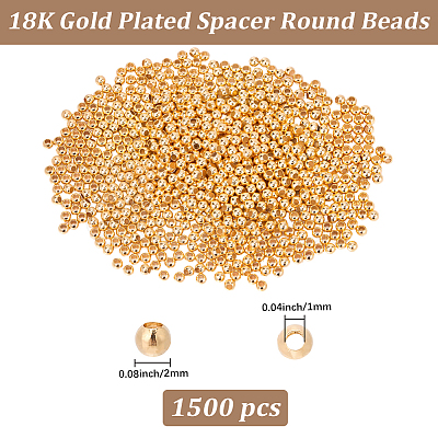 Brass Spacer Beads KK-BBC0015-08D-1