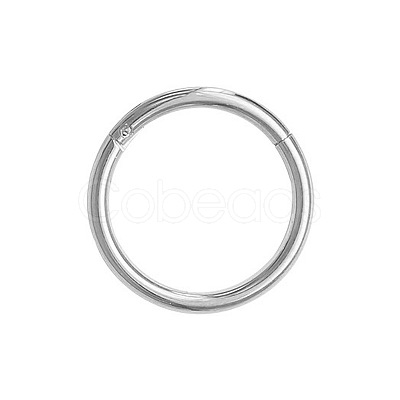 316L Surgical Stainless Steel Hoop Cartilage Earrings WGB51CA-27-1