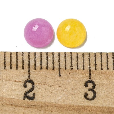 Dyed Natural White Jade Cabochons X-G-Q173-01B-19-1