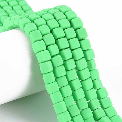Handmade Polymer Clay Beads Strands X-CLAY-T020-09D-1