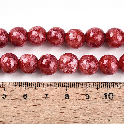 Baking Paint Glass Beads X1-DGLA-N003-10mm-A02-1