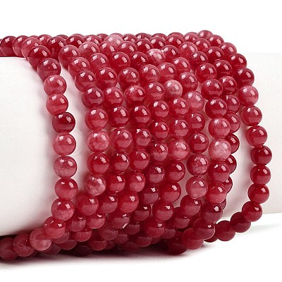 Natural Dyed Marble Beads Strands X-G-D315-A01-05-4mm-1