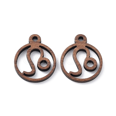 Walnut Wood Laser Cut Pendants WOOD-Q051-07L-1