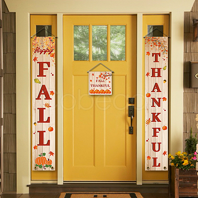 Polyester Hanging Sign for Home Office Front Door Porch Decorations HJEW-WH0023-014-1