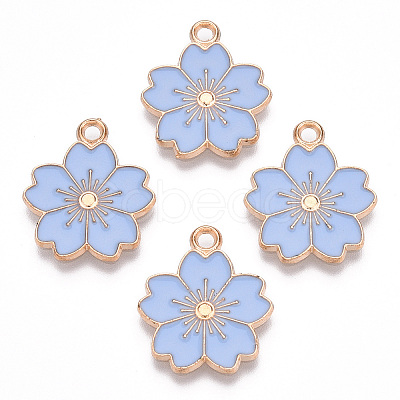 Alloy Enamel Pendants ENAM-S121-115E-1