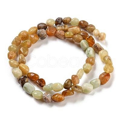 Natural Jade Bead Strands G-P070-02-1