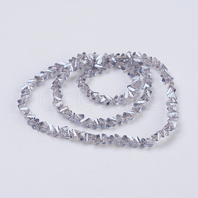 Electroplate Glass Beads Strands EGLA-J145-4mm-PL03-1