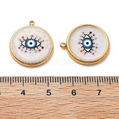 IP Plating(IP) 304 Stainless Steel Enamel Pendants STAS-A103-01G-01-1