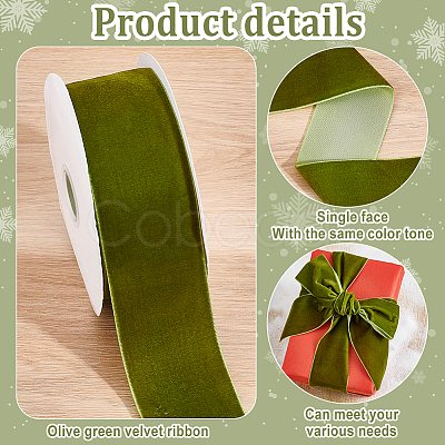 Velvet Ribbon OCOR-WH0078-322B-1