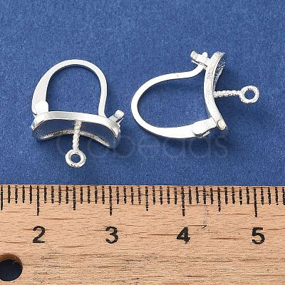 Brass Hoop Earring Findings FIND-Z039-24S-1