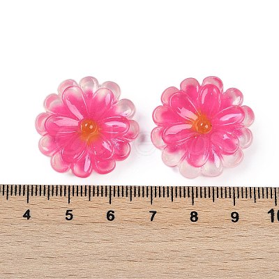 Flower Series Resin Cabochons CRES-Q008-01A-1