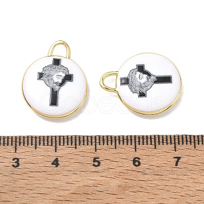 Printed Brass Pendants KK-CBAF9BC-13G-01-1