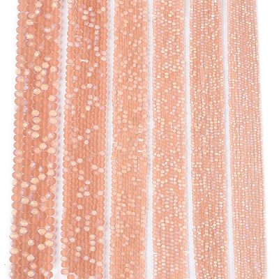 Transparent Glass Beads Strands LS-EGLA-A044-T8mm-MB21-1