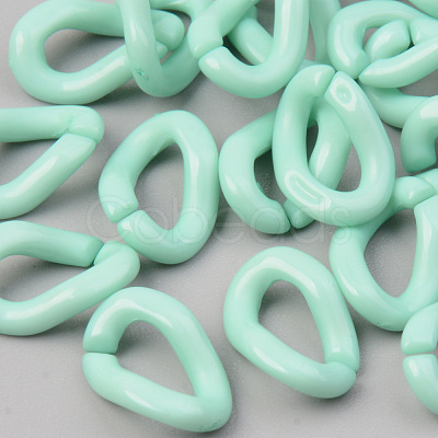 Opaque Acrylic Linking Rings OACR-S038-002G-1
