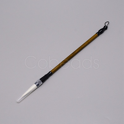 Wooden Chinese Calligraphy Drawing Brush Pen TOOL-WH0132-70C-1