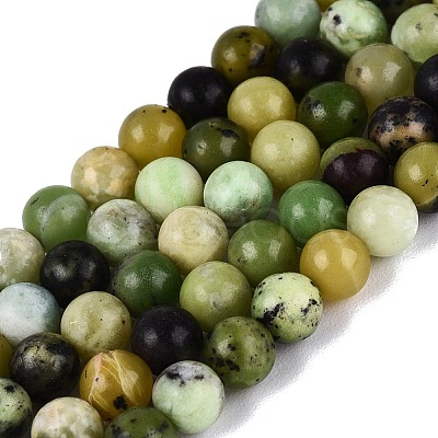 Natural Serpentine Beads Strands G-Q616-07A-1