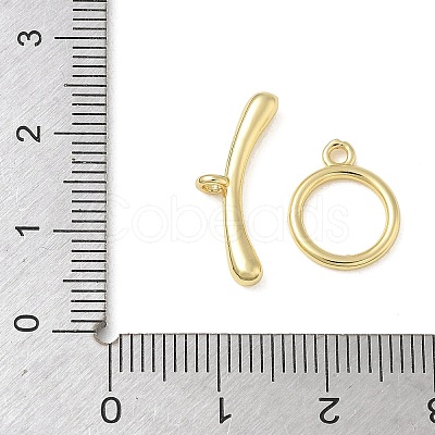Brass Toggle Clasps KK-CBAFC6C-07E-G-1