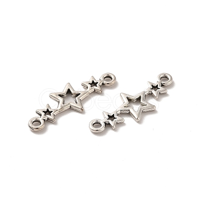 Tibetan Style Alloy Connector Charms X-TIBE-B001-41AS-1