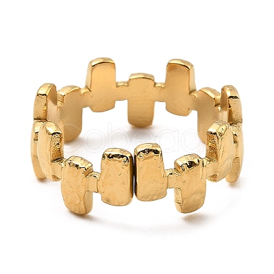 304 Stainless Steel Open Cuff Rings RJEW-Z018-20G-1
