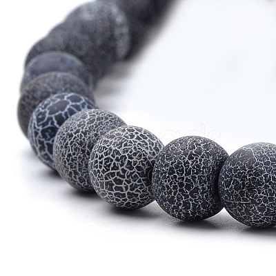Natural Weathered Agate Beads Strands X-G-S259-05A-8mm-1