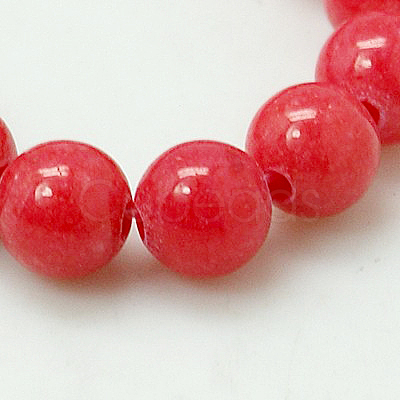 Natural Mashan Jade Round Beads Strands X-G-D263-10mm-XS16-1