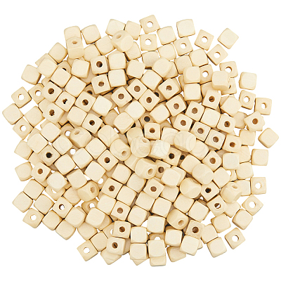 300Pcs UnDyed Natural Wood Beads WOOD-SP0001-63-1