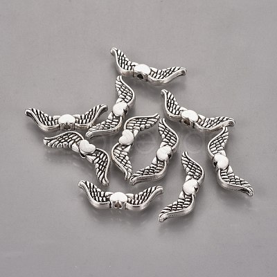 Tibetan Style Alloy Beads TIBEB-6803-AS-FF-1