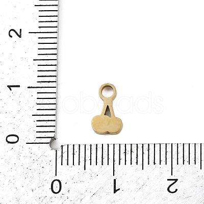 304 Stainless Steel Enamel Charms STAS-I338-01G-18-1