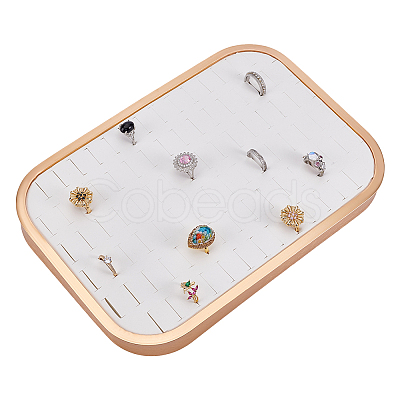 PU Leather and Wood Organizer Ring Display Trays ODIS-PH0009-15A-1