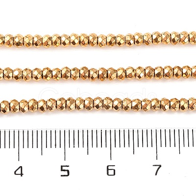 Electroplated Synthetic Non-magnetic Hematite Beads Strands G-H027-E01-02-1