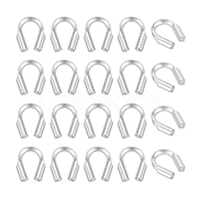 10Pairs 925 Sterling Silver Wire Guardian STER-PH0005-08-1