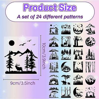 PVC Lamp Film for DIY Colorful Light Hanging Lamp Frosted Glass Jar DIY-WH0408-015-1