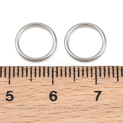 304 Stainless Steel Closed Jump Rings STAS-G393-06P-12-1