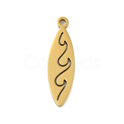304 Stainless Steel Pendants STAS-S123-03G-06-1