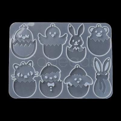 Chick Easter Theme DIY Pendant Silicone Molds DIY-G103-01C-1
