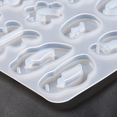 DIY Irregular Shape Pendant Silicone Molds DIY-F134-05C-1