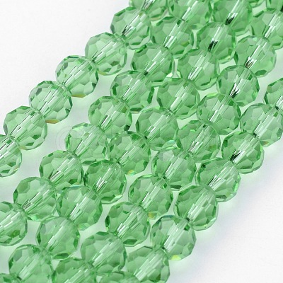 Transparent Glass Bead Strands X-GLAA-G013-4mm-55-1